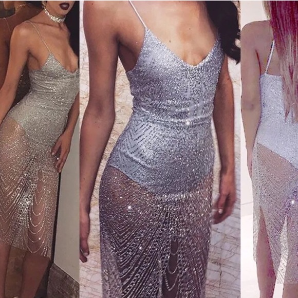 ❥1 L (last 1) diamond party dress - Picture 3 of 8